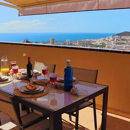 Apartamento Sunset In The Heights Ocean View - Heated Pool Los Cristianos  Exterior foto